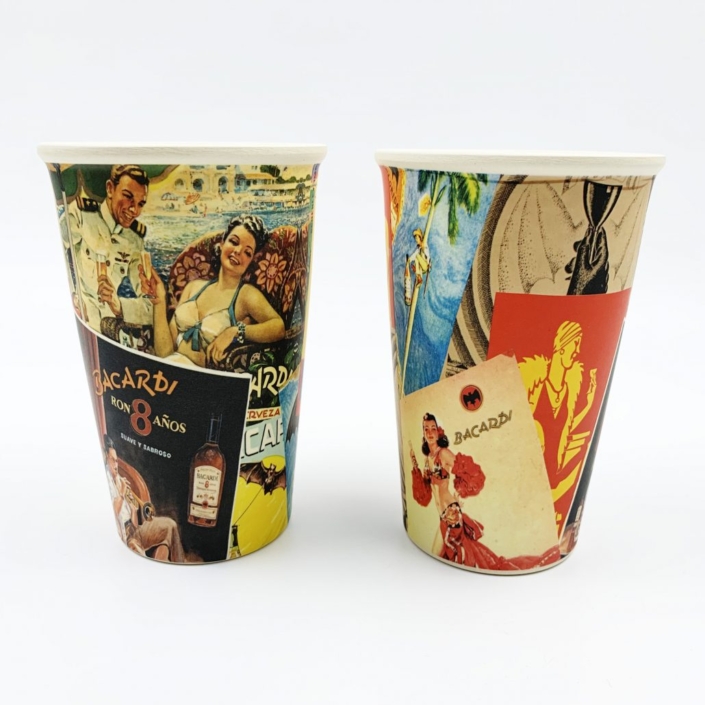 Mannbiotech - 20 oz Bacardi Bamboo Cups for Commercial Events