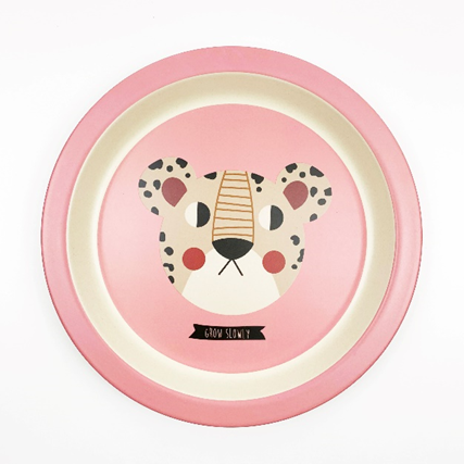 Mannbiotech - Biodegradable Bamboo 8 Inch Reusable Plates in bulk with Customized Pattern Logo