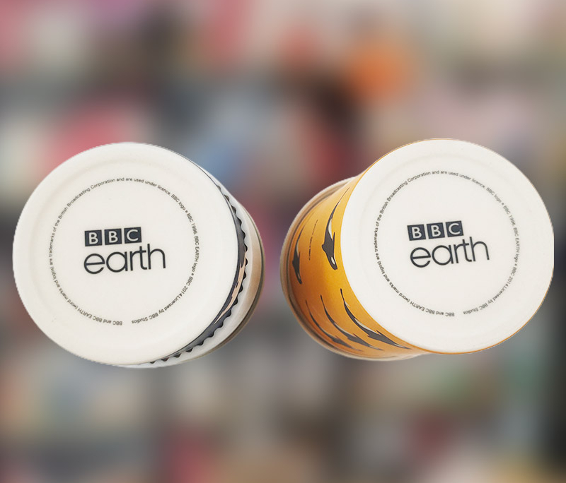 Mannbiotech - Delivered Order for BBC Earth Theme Coffee Cups