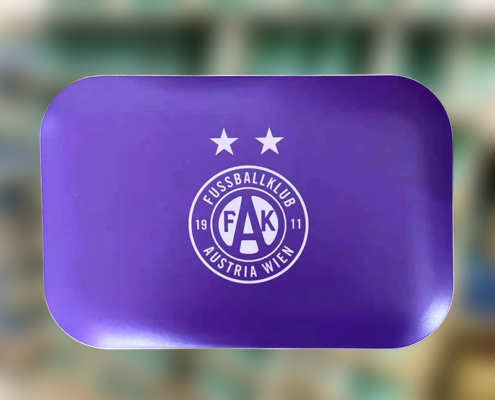 Mannbiotech - Delivered Order for Fussballklub Austria Wien OEM Dinnerware Sets