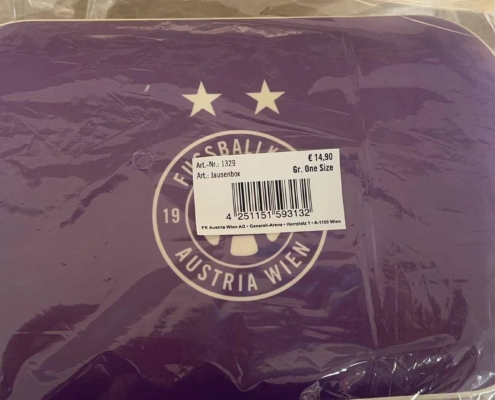 Delivered Order for Fussballklub Austria Wien OEM Dinnerware Sets