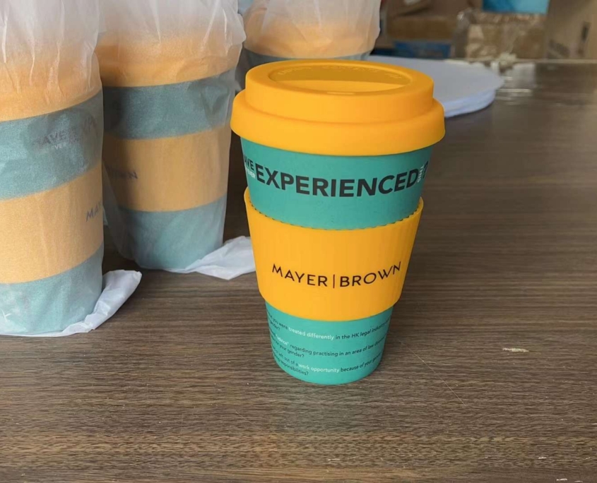 Delivered Order for Mayer Brown Customized Coffee Cups