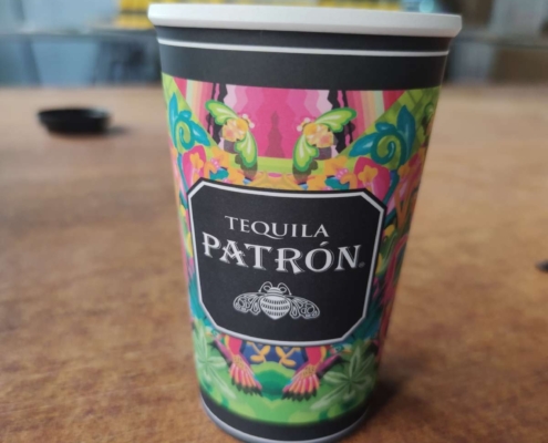 Delivered Order for Patrón Customized Coffee Cups