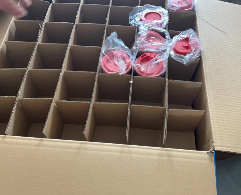 Delivered Order for Red Tea Takeaway Cups