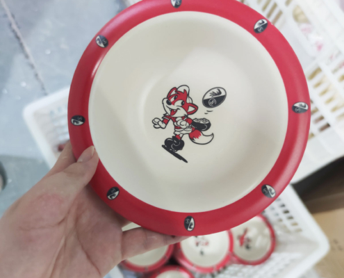 Delivered Order for SC Freiburg Kids Dinnerware Sets