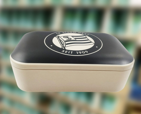 Mannbiotech - Delivered Order for SK Sturm Graz Dinnerware Box & Cup