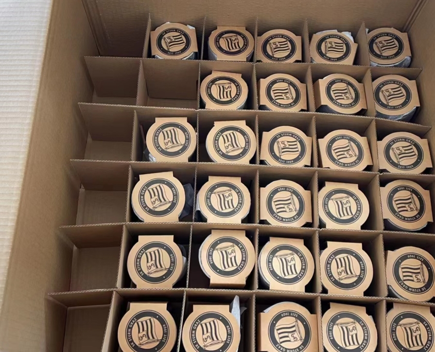 Delivered Order for SK Sturm Graz Dinnerware Box & Cup