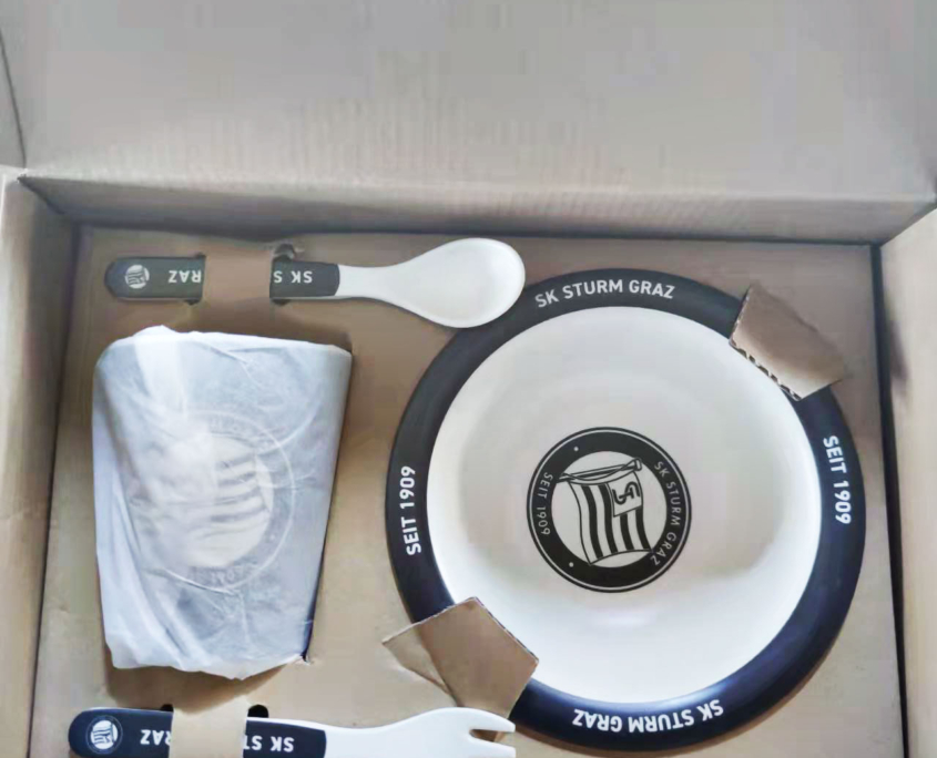 Delivered Order for SK Sturm Graz Kids Dinnerware Sets