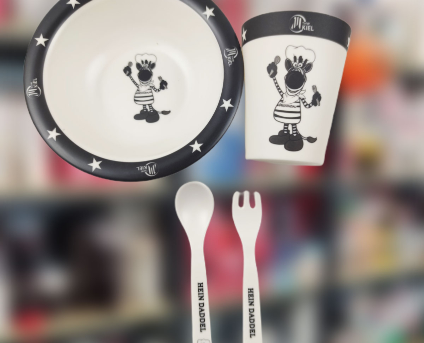 Mannbiotech - Delivered Order for THW Kiel Custom Kids Dinnerware Sets