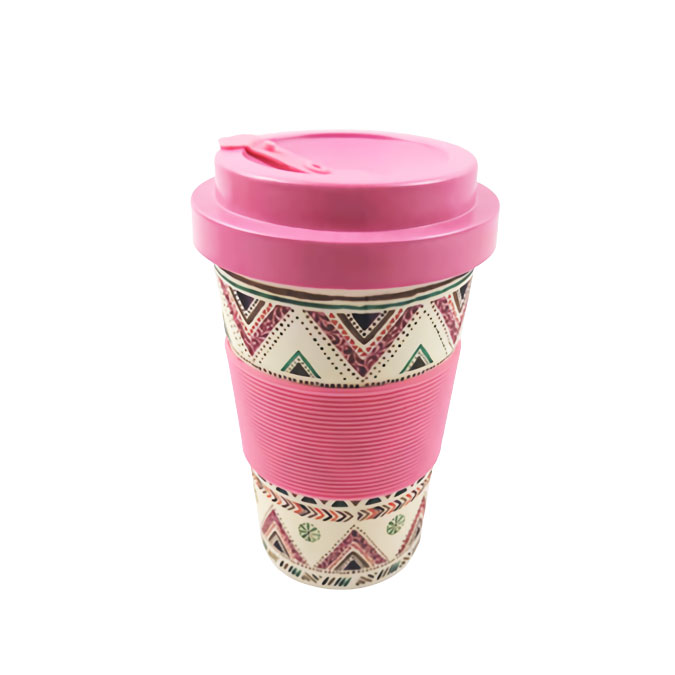 Mannbiotech - Reusable Travel Coffee Cups Takeaway with Lid & Sleeve 420ml
