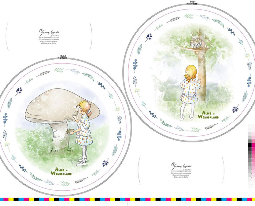 Solution for Customized Kids Dinner Plates