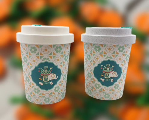 Mannbiotech - Delivered Order for Cartoon Elephant Custom Coffee Cups Exporter