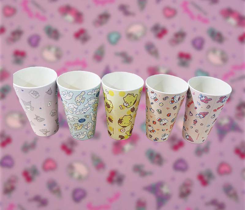 Mannbiotech - Delivered Order for Cartoon Kids Exporter Compostable Coffee Cups