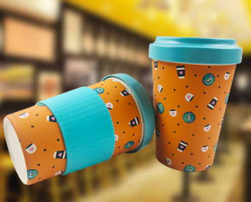 Mannbiotech - Delivered Order for Cartoon Smiley Print Cups Coffee Cups Wholesale