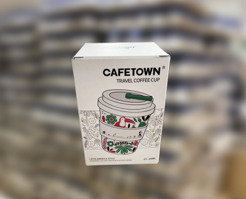 Mannbiotech - Delivered Order for Coffee Town Branded Takeaway Coffee Cups