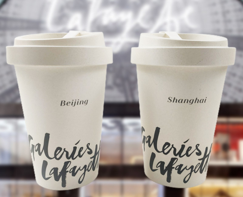 Mannbiotech - Delivered Order for Galeries Lafayette License Coffee Cups Custom Merchandise