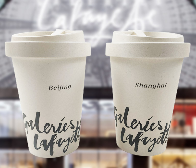 Mannbiotech - Delivered Order for Galeries Lafayette License Coffee Cups Custom Merchandise