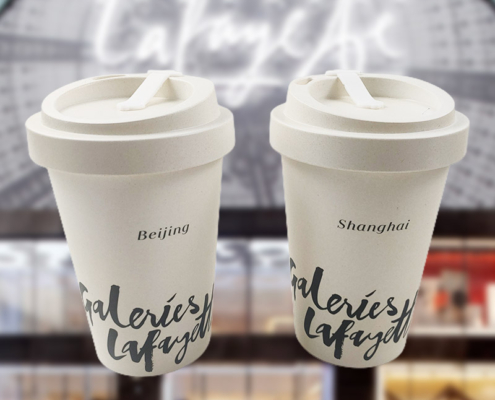 Mannbiotech - Delivered Order for Galeries Lafayette License Coffee Cups Custom Merchandise