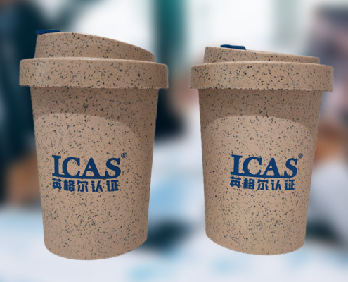 Mannbiotech - Delivered Order for ICAS Customize Branded Coffee Cups Bulk Sale