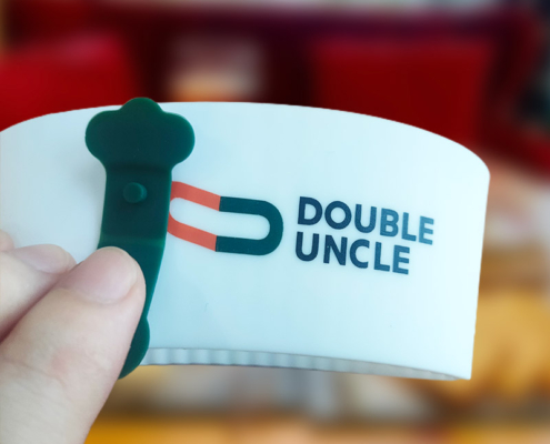 Mannbiotech - Delivered Order for OEM Double Uncle Takeaway Travel Coffee Cups