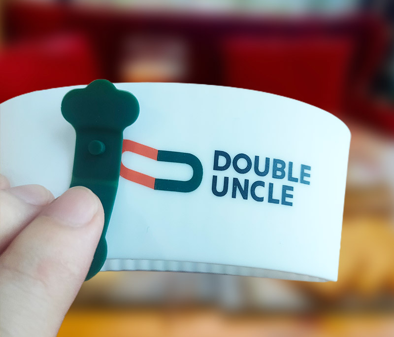 Mannbiotech - Delivered Order for OEM Double Uncle Takeaway Travel Coffee Cups