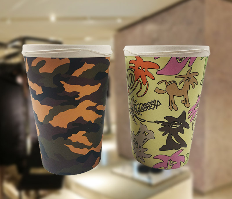 Mannbiotech - Delivered Order for Palm Angels Reusable Branded Coffee Cups