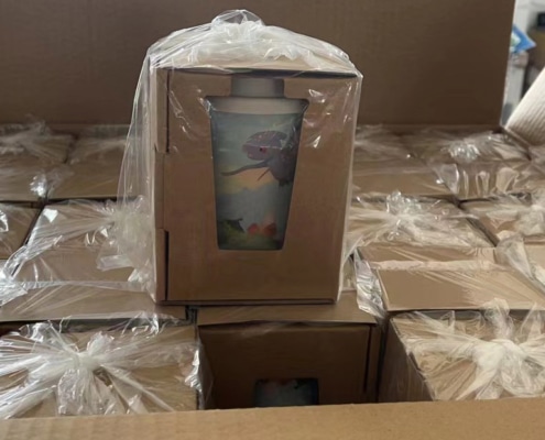 Delivered Order for Yue Hing Loong Customized Coffee Cups Merchandise Wholesale