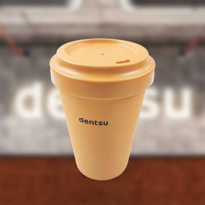 Mannbiotech - Delivered Order for dentsu Branded Coffee Cups Customized Merchandise