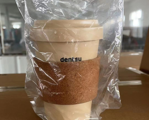 Delivered Order for dentsu Branded Coffee Cups Customized Merchandise