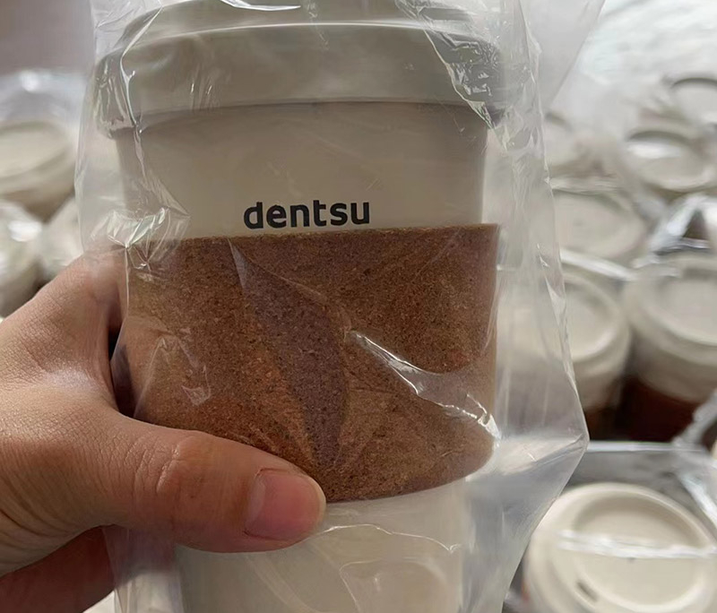 Delivered Order for dentsu Branded Coffee Cups Customized Merchandise