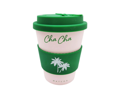 Mannbiotech - 12 oz Bulk Bamboo Fiber Personalized Coffee Cups with Logo