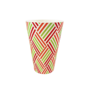 Mannbiotech - 16 oz Bulk Compostable Eco Bamboo Fiber Printed Coffee Cups