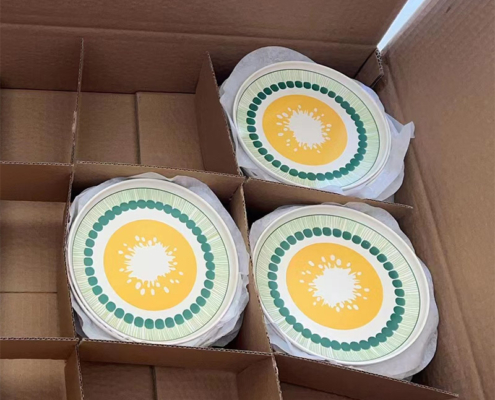 Mannbiotech - Delivered Order For Bamboo Fiber Cheap Dinner Plates Wholesale