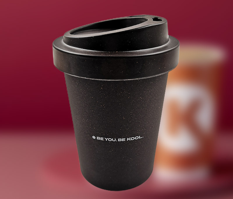 Mannbiotech - Delivered Order For KFC Bamboo Fiber Reusable Coffee Cups with Lids
