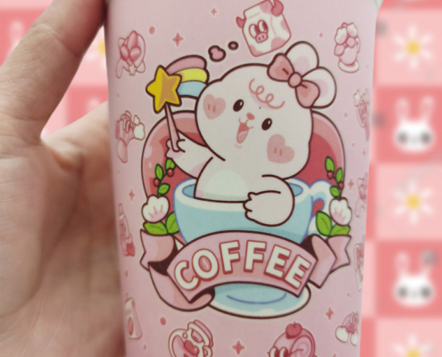 Mannbiotech - Delivered Order for Cartoon Rabbit Kids Personalized Coffee Cups Dealer