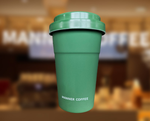 Mannbiotech - Delivered Order for Manner Coffee Customized Branded Coffee Cups In Bulk