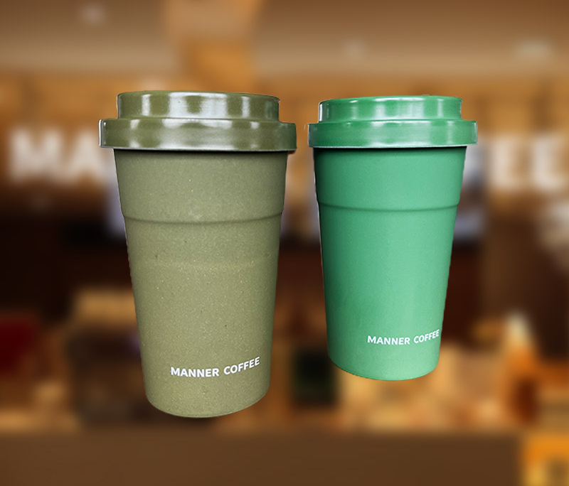 Mannbiotech - Delivered Order for Manner Coffee Customized Branded Coffee Cups In Bulk