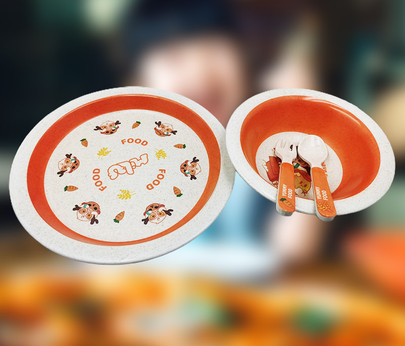 Mannbiotech - Delivered Order for OEM Exporter Personalized Kids Dinnerware Sets