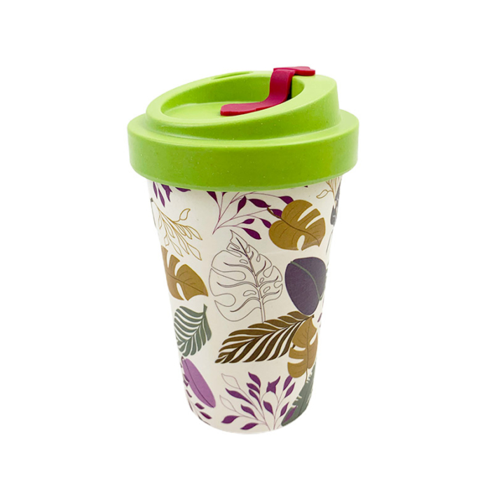 Mannbiotech - 16 oz Bamboo Fiber Biodegradable Custom Coffee Cups in Bulk Sale