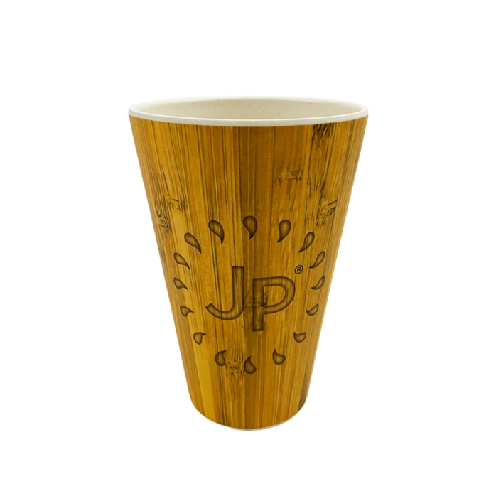 Mannbiotech - 16 oz Personalized Bamboo Fiber Compostable Coffee Cups