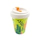 Mannbiotech - Personalized Takeaway Bamboo Eco Coffee Cups with Lids (For 12 Oz Cups)