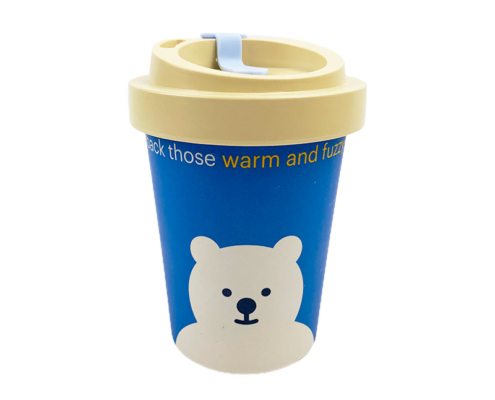 Mannbiotech - 12 oz Takeaway Biodegradable Customized Coffee Cups w/ Lids