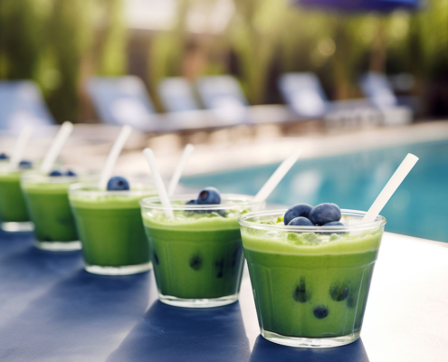 2023 Summer Matcha Blueberry Slushie