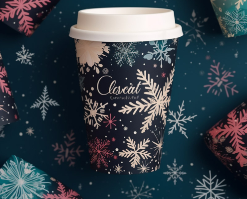 Printed Cups for Christmas