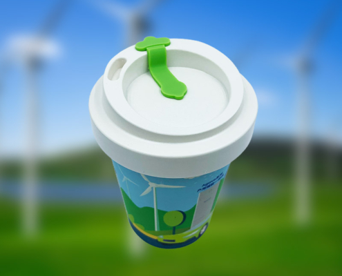 Delivered Order For Personalized Sustainable Coffee Cups with Logo