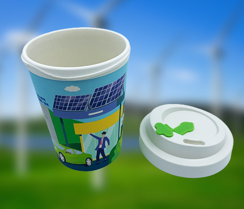 Delivered Order For Personalized Sustainable Coffee Cups with Logo