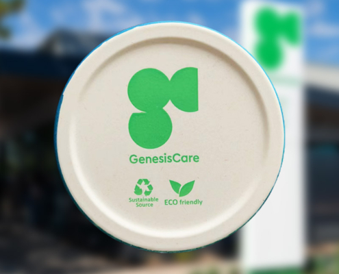 Delivered Order for GenesisCare Personalized Cups in Bulk