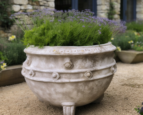 Innovation in Gardening - Roman Marble Plant Pots