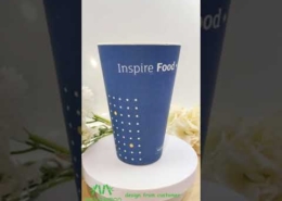Video of Takeaway Bamboo Fibre Branded Coffee Cups