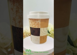 Video of Bamboo Fibre Environmentally Friendly Coffee Cups